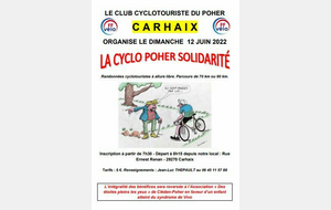 RANDONNEE CYCLO DU C.C. DU POHER