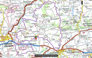 DIMANCHE 3 MAI: TOUR DU CANTON DE MAËL  CARHAIX