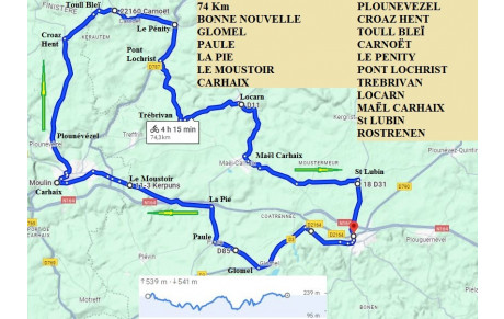 SORTIE  CYCLO DU DIMANCHE  19 OCTOBRE