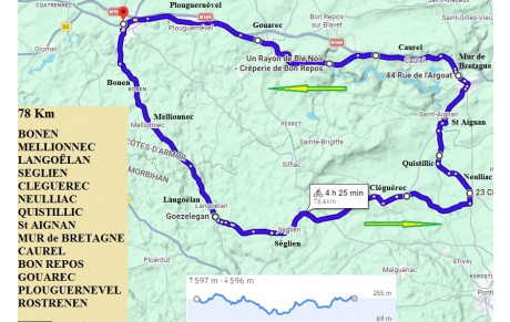 SORTIE  CYCLO DU DIMANCHE  12 AVRIL