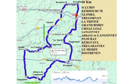 SORTIE CYCLO DE JEUDI 16 AVRIL