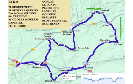 SORTIE  CYCLO DU JEUDI 21 MAI