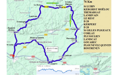 SORTIE  CYCLO DU DIMANCHE  27 SEPTEMBRE